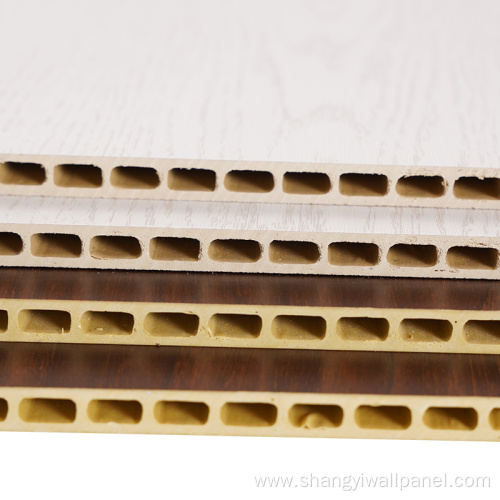 Bamboo fiber wpc design wall panel